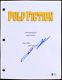 John Travolta Signed Pulp Fiction Full Movie Script (beckett Coa) Vincent Vega