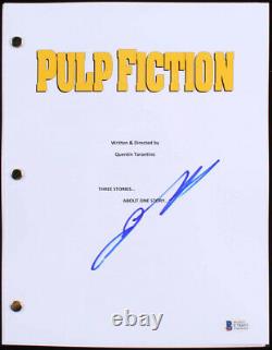 John Travolta Signed Pulp Fiction Full Movie Script (Beckett COA) Vincent Vega