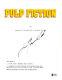 John Travolta Signed'pulp Fiction' Full126 Page Movie Script Beckett Bas Coa