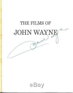 John Wayne Signed Autographed The Films of John Wayne Book PSA/DNA #AF01478