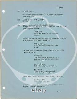 John Wayne THE ALAMO Original screenplay for the 1960 film #156798