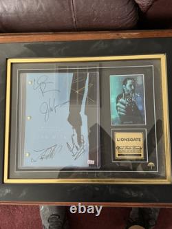 John Wick Movie script Authentic one out 100 rare