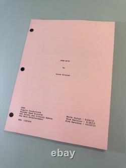 John Wick Screenplay 2014 Pink Revisions Movie Script Keanu Reeves Thunder Road