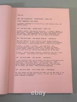 John Wick Screenplay 2014 Pink Revisions Movie Script Keanu Reeves Thunder Road