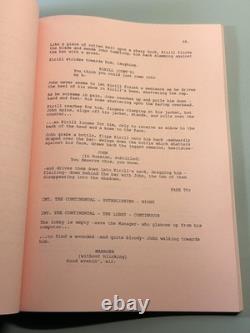 John Wick Screenplay 2014 Pink Revisions Movie Script Keanu Reeves Thunder Road