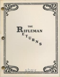 Johnny Crawford RIFLEMAN RETURNS Original screenplay for an unproduced #152108
