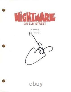 Johnny Depp Signed Autograph A Nightmare on Elm Street Movie Script Horror COA