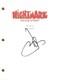 Johnny Depp Signed Autograph A Nightmare On Elm Street Movie Script Horror Coa