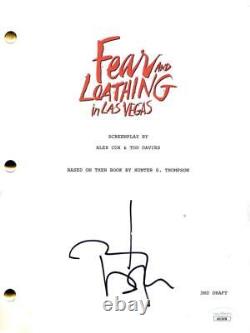 Johnny Depp Signed Autograph Fear & Loathing in Las Vegas Full Movie Script JSA