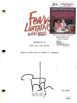 Johnny Depp Signed Autograph Fear & Loathing in Las Vegas Full Movie Script JSA