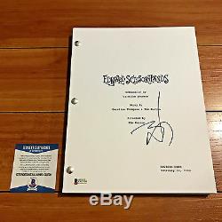 Johnny Depp Signed Edward Sissorhands Full 117 Page Movie Script Beckett Bas Coa