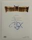 Johnny Depp Signed Pirates Of The Caribbean Movie Script Autograph Psa Coa