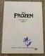 Jonathan Groff Signed Full Frozen Movie Script Kristoff Psa/dna Authenticated
