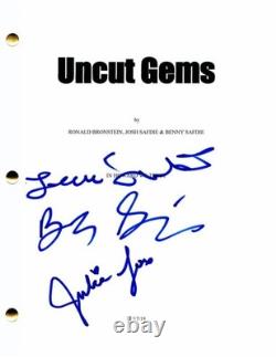 Josh & Benny Safdie Julia Fox Cast Signed Autograph Uncut Gems Movie Script Rare