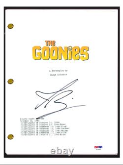 Josh Brolin Signed Autograph THE GOONIES Movie Script Screenplay PSA/DNA COA