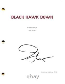 Josh Hartnett Signed Autograph Black Hawk Down Full Movie Script Screenplay