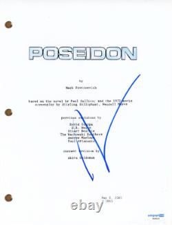 Josh Lucas Poseidon Signed Autograph Full Movie Script Screenplay ACOA COA