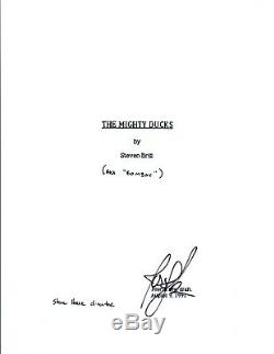 Joshua Jackson Signed Autographed THE MIGHTY DUCKS Full Movie Script COA