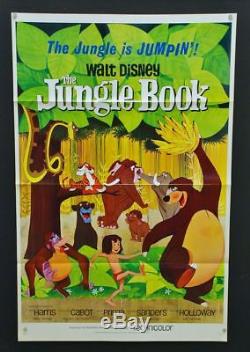 Jungle Book Original Movie Poster 1967 Disney Animated Hollywood Posters