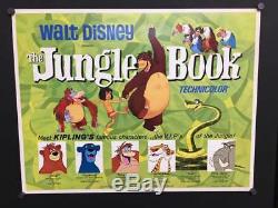 Jungle Book Original Movie Poster 1967 Disney Animated Hollywood Posters