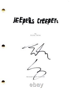 Justin Long Signed Autograph Jeepers Creepers Full Movie Script Screenplay Darry