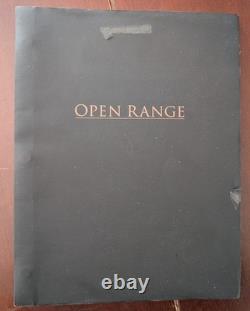 KEVIN COSTNER AUTOGRAPHED OPEN RANGE MOVIE SCRIPT wCOA