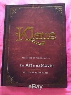 KLAUS THE ART OF THE MOVIE PROMOTIONAL HARD COVER BOOK Written By Ramin Zahed