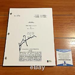 KURT RUSSELL SIGNED THE THING FULL 134 PAGE MOVIE SCRIPT with BECKET BAS COA