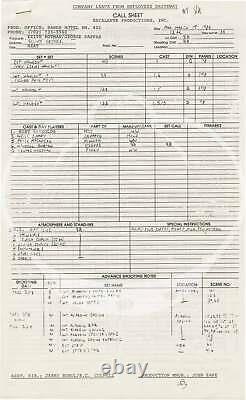 Karen Young Burt Reynolds HEAT Original screenplay for the 1986 film #160023