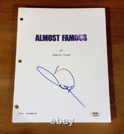 Kate Hudson signed Almost Famous movie script full 166 pages PSA DNA autograph