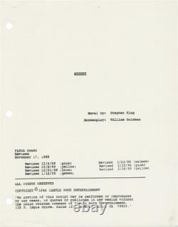 Kathy Bates James Caan MISERY Original screenplay for the 1990 film 1989 #164204