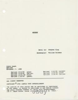 Kathy Bates James Caan MISERY Original screenplay for the 1990 film 1989 #164204