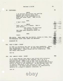 Kathy Bates James Caan MISERY Original screenplay for the 1990 film 1989 #164204