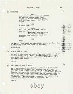 Kathy Bates James Caan MISERY Original screenplay for the 1990 film 1989 #164204