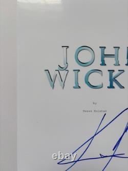 Keanu Reeves Signed John Wick Movie Script Cover Dogstar Matrix Actor Bas
