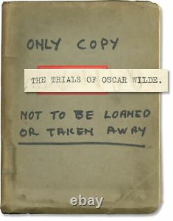 Ken Hughes TRIALS OF OSCAR WILDE Original screenplay for the 1960 film #145469