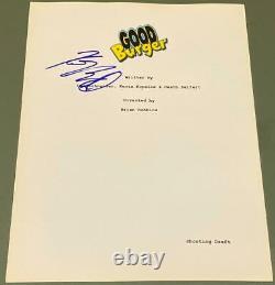 Kenan Thompson Signed Autograph Good Burger Full Rare Movie Script Coa