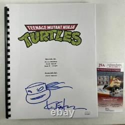 Kevin Eastman Autographed Teenage Mutant Ninja Turtles Movie Script JSA COA