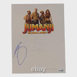 Kevin Hart Signed Autograph Jumanji Welcome to the Jungle Full Movie Script
