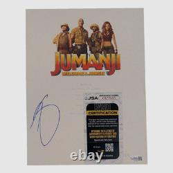 Kevin Hart Signed Autograph Jumanji Welcome to the Jungle Full Movie Script