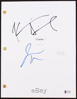 Kevin Smith & Jason Mewes Signed Clerks Full Movie Script (Beckett COA)