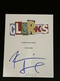 Kevin Smith Signed Clerks Movie Script Silent Bob Autographed Proof Psa Coa