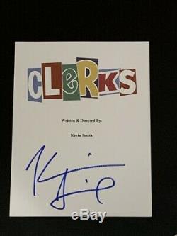 Kevin Smith Signed Clerks Movie Script Silent Bob Autographed Proof Psa Coa