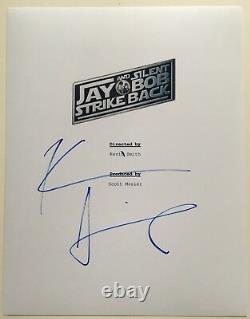 Kevin Smith Signed Jay and Silent Bob Strike Back Movie Script Screenplay