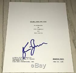 Kurt Russell Signed Autograph Escape From New York Full Movie Script Coa Proof
