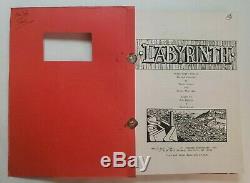 LABYRINTH / Terry Jones & Jim Henson 1985 Screenplay, DAVID BOWIE fantasy film