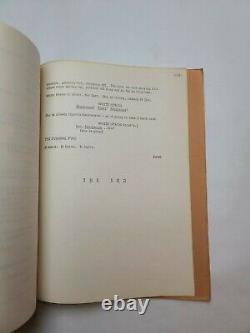 LAKE OF GOLD / Halsted Welles 1970's Unproduced Movie Script Screenplay