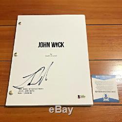 LANCE REDDICK SIGNED JOHN WICK FULL 101 PAGE MOVIE SCRIPT with BECKETT BAS COA