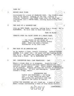 LAST SAMURAI, THE (May 31, 2002) Film script for Edward Zwick epic drama