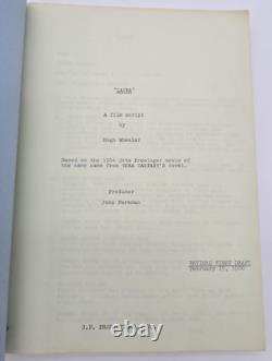 LAURA / Hugh Wheeler 1980 Unproduced Screenplay Movie Script, Otto Preminger